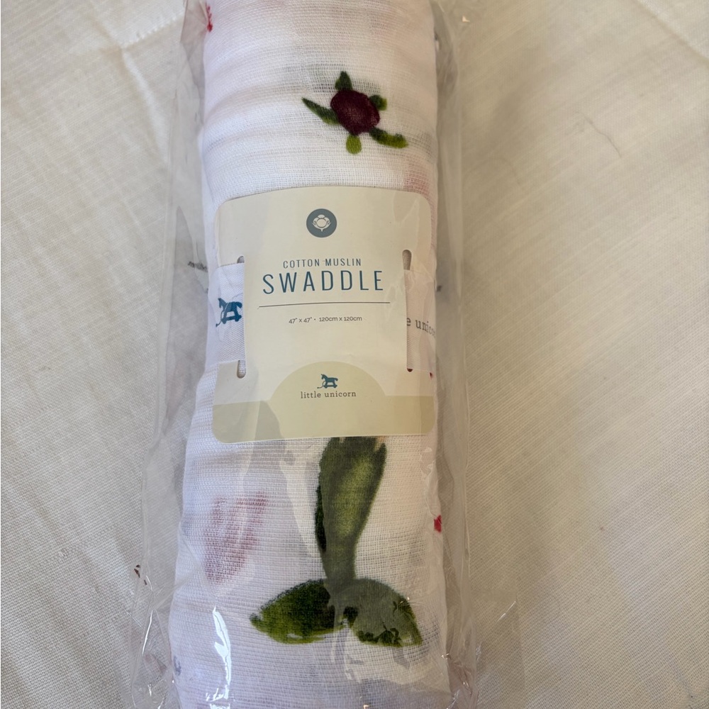NWT cotton muslin swaddle